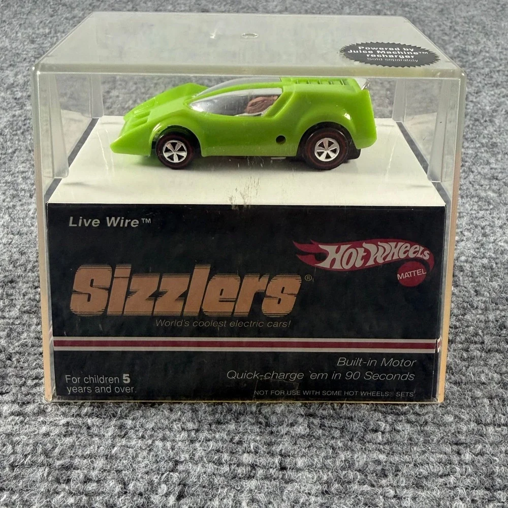 Hot Wheels Sizzlers Live Wire Toy Green K4775 Motorized Electric Car